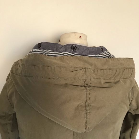Olive green Simons light weight cotton jacket - Picture 4 of 5
